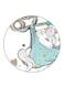 Unicorn Printed Fridge Magnet Multicolour
