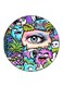 An Eye Printed Fridge Magnet Multicolour