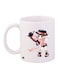 Anime Girl Printed Coffee Mug White/Pink/Black 11ounce