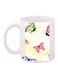 Printed Coffee Mug White/Pink/Green