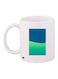 Meadow Printed Coffee Mug White/Blue/Green 11ounce