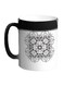 Printed Colour Changing Coffee Mug Black 11ounce