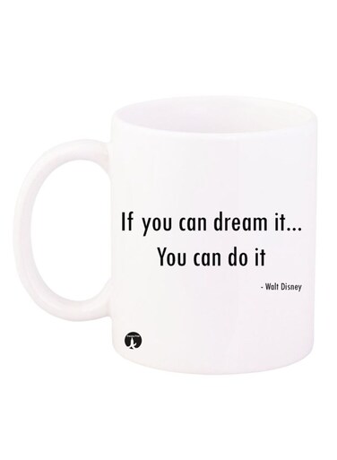 English Phrases Design Mug White/Black 12ounce
