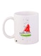 Watermelon Printed Coffee Mug White/Black/Red 11ounce