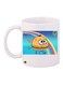 Printed Coffee Mug White/Blue/Pink 11ounce