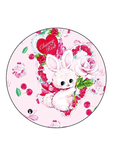 Rabbit Printed Fridge Magnet Multicolour