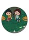 Anime Chibi Maruko Chan Themed Printed Fridge Magnet Green/k/Yellow