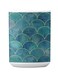 Premium Printed Ceramic Coffee Mug White/Green 350ml