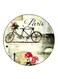 Paris Printed Fridge Magnet Multicolour