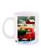 Farm Printed Coffee Mug White/Red/Green 11ounce