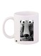 Cartoon Printed Coffee Mug White/Grey/Black 11ounce