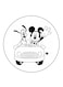 Disney Character Black/White