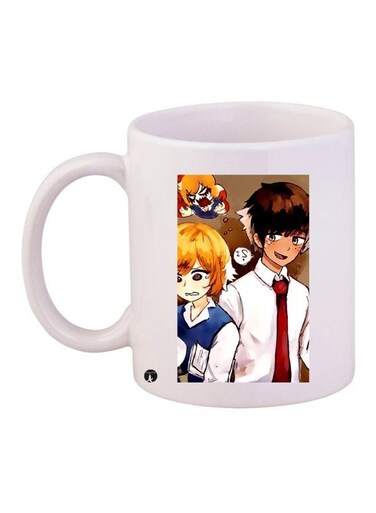 Friends Printed Coffee Mug White/Red/Blue 11ounce