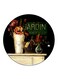 Vintage Art Printed Fridge Magnet Multicolour