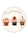 Cupcakes Printed Fridge Magnet Multicolour