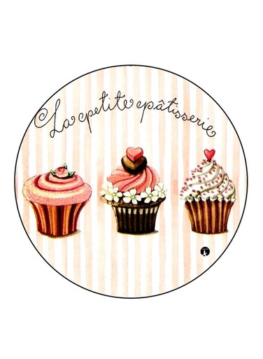 Cupcakes Printed Fridge Magnet Multicolour