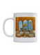 Quds City Printed Coffee Mug White/Brown/Blue 350ml