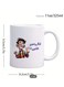 Funny Arabic Coffee Mug - 11oz Cup with Laughing Character in color White