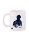 The TV Show Sherlock Printed Mug White/Blue