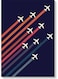 Planes Wall Painting Multicolour 40x60cm