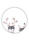 Cats Printed Fridge Magnet Multicolour