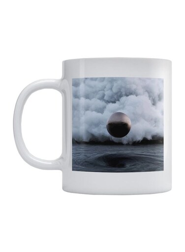 Printed Mug White/Grey 350ml