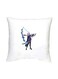 Mobile Legends Printed Decorative Cushion White/Blue/Black 16x16inch