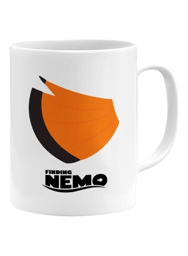Finding Nemo Printed Mug White/Orange/Black