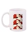 Cute Girl With Diary Printed Coffee Mug White/Red/Beige 11ounce