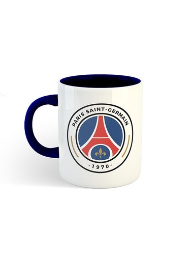 Sport Club Printed Mug White/Navy