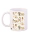 Printed Coffee Mug White/Beige/Red 11ounce