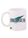 Final Fantasy VII Printed Coffee Mug White/Black/Blue 12ounce