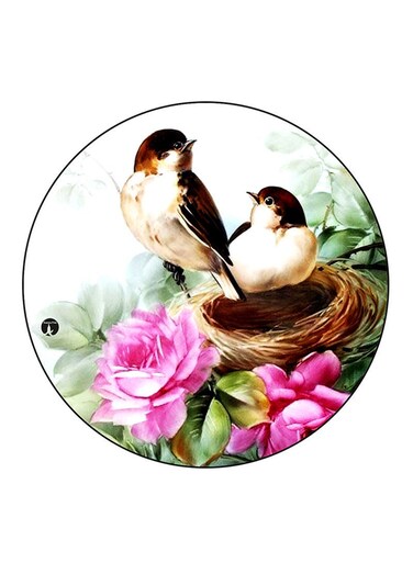 Birds Printed Fridge Magnet Multicolour
