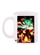 Cartoon Character Printed Coffee Mug White/Brown/Yellow 11ounce