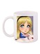 Cartoon Printed Coffee Mug White/Gold/Blue 11ounce