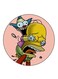 Simpsons Printed Fridge Magnet Multicolour
