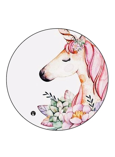 An Unicorn Printed Fridge Magnet Multicolour