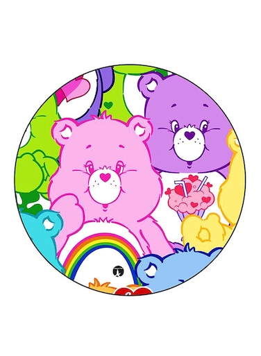 Bears Printed Fridge Magnet Round Multicolour