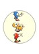 Sonic Printed Fridge Magnet Blue/Yellow/Orange