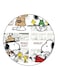 Snoopy Printed Fridge Magnet Multicolour