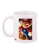 Super Mario Printed Coffee Mug White/Red/Blue