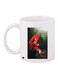 Girl Printed Coffee Mug White/Red/Green 11ounce