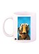Ice Age Printed Mug White/Blue/Brown