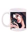 Girl Printed Coffee Mug White/Black/Beige 11ounce
