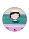 Anime Chibi Maruko Chan Printed Fridge Magnet Round Multicolour