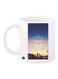 Phrase Printed Mug White/Blue/Orange Standard Size