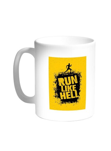 Sport Printed Coffee Mug White 11ounce