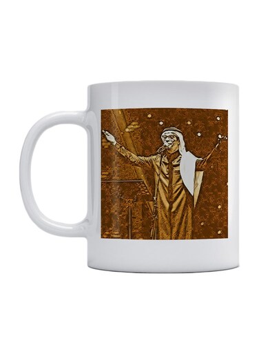 Rabih Saqar Printed Mug Brown/White