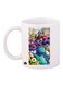 Monsters Inc Printed Mug White/Green/Red Standard Size