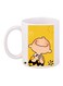 Cartoon Printed Coffee Mug White/Yellow/Black